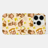 Coque de téléphone à motif de singe mignon – D (Verso (horizontal))