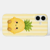 Coque de téléphone ananas Kawaii mignonne  (Verso (horizontal))