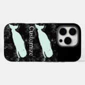 coque de téléphone baleines blanches (Verso (horizontal))