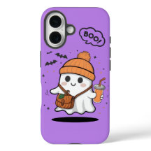 Coque de téléphone Cute Boo Ghost Girly pour iPhon