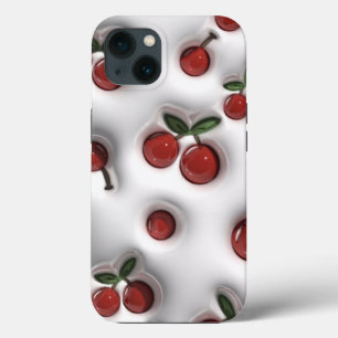 Coque de téléphone esthétique à la cerise mignonne