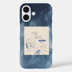 coque de téléphone esthétique azur