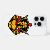 Coque de téléphone Guerrier Spartan pour iPhone 15 (Verso Horizontal)