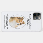 Coque de téléphone intelligent Luck Sheltie (Dos (Horizontal))