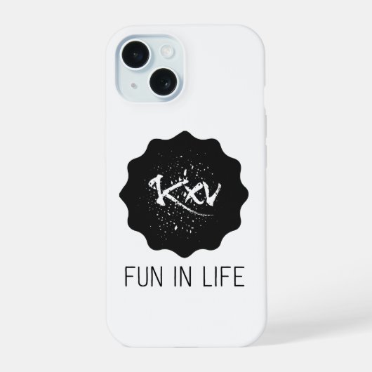 Coque de téléphone Iphone 15 Fun in Life (Verso)