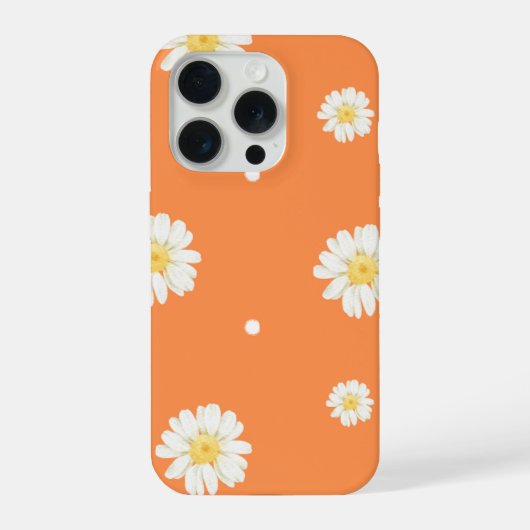 Coque de téléphone Iphone 15 Pro couleur orange De (Verso)