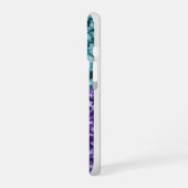 Coque de téléphone Iphone 16 Gliter avec une rose. (Côté gauche)