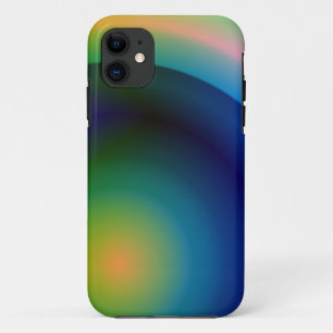 coque de téléphone iphone en art de arc-en-ciel ab