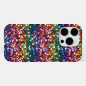 coque de téléphone iphone motif étoile pailletée (Verso (horizontal))