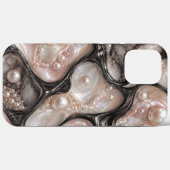 coque de téléphone iphone style noir perle (Verso (horizontal))