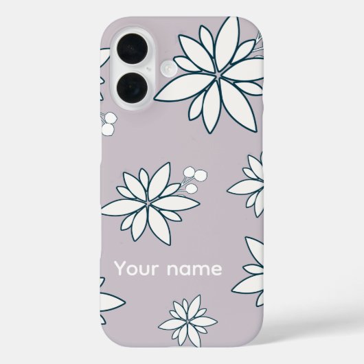 coque de téléphone mauve (Verso)