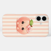 Coque de téléphone pêche Kawaii mignonne (Verso (horizontal))