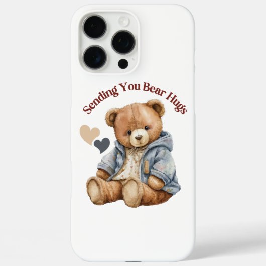 Coque de téléphone portable Teddy Bear Hug (Verso)