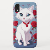 Coque de téléphone protectrice Sweet White Kitty &