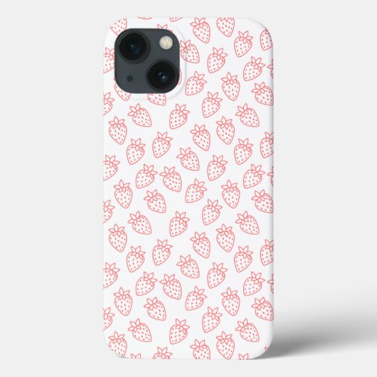 Coque de téléphone Strawberry IPhone 13 (Verso)