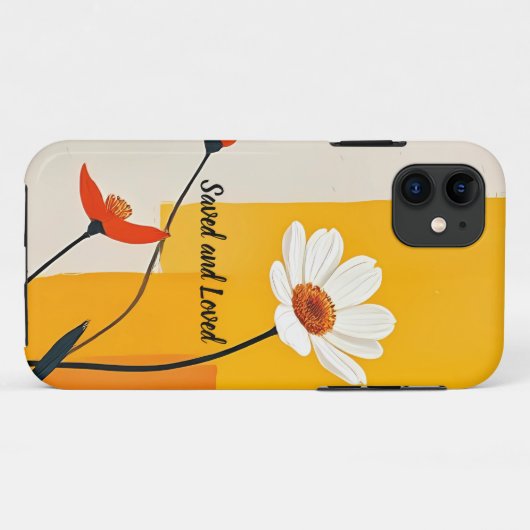 Coque de téléphonie mobile chrétien modifiable (Dos (Horizontal))