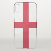 coque déflecteur iPhone X avec drapeau Angleterre,