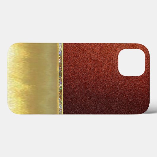 Coque design Cool Gold Sparkle de luxe (Verso (horizontal))