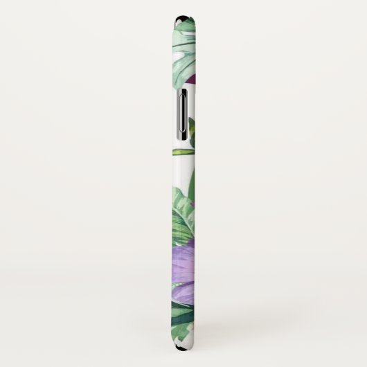 coque d'été Floral iPhone X (Dos/Droite)