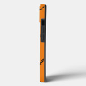Coque d'Halloween orange/chauve-souris-coque iphon (Verso / Gauche)