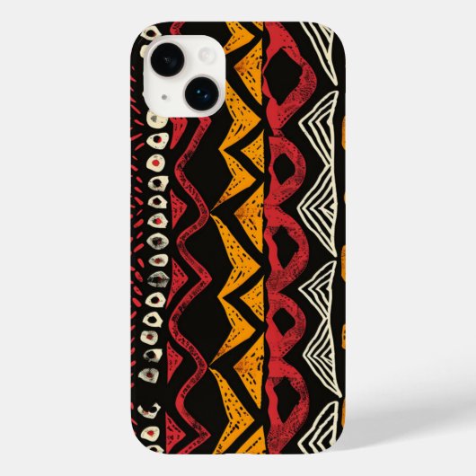 Coque d'impression africaine iPhone Plus (Verso)
