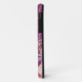 Coque d'iPad iPod Razr violet Floral (Dos/Gauche)