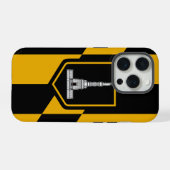 Coque d'iPhone 15 Pro Case-Mate, drapeau de Baltim (Verso Horizontal)