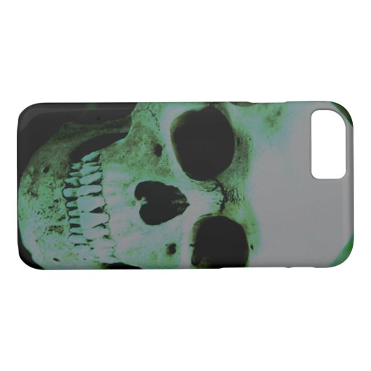 Coque d'iPhone 7 crâne (Dos (Horizontal))