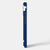 coque d'iphone bleu marine et blanc (Verso / Gauche)
