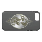 Coque d'iPhone Dragon en acier 7 (Dos (Horizontal))