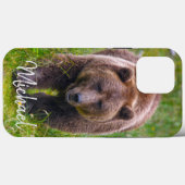 Coque d'ours Brown-coque iphone (Verso (horizontal))