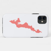 Coque du logo classique de Fishers Island (Dos (Horizontal))