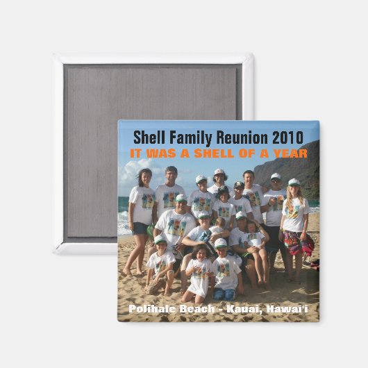 Coque d'un aimant d'année (Recto/Verso)