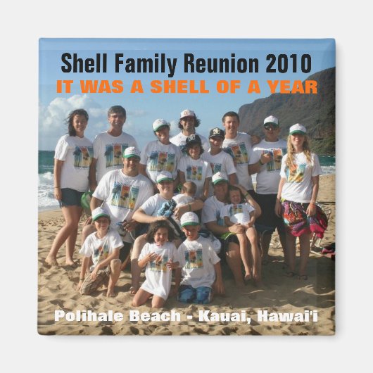 Coque d'un aimant d'année (Devant)