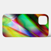 Coque dur Abstrait pour iPhone multicolore (Verso (horizontal))