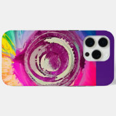 Coque dynamique Abstrait Swirl iPhone 15 Pro Max (Verso (horizontal))