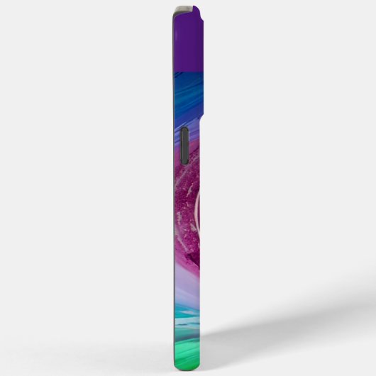 Coque dynamique Abstrait Swirl iPhone 15 Pro Max (Verso / Droite)