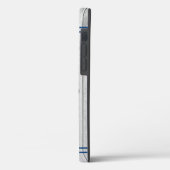 Coque en bois gris bleu marine sur mesure (Verso / Gauche)