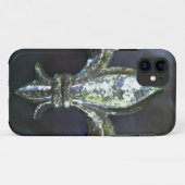 coque en cuir Fleur de lis (Dos (Horizontal))