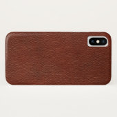 Coque en cuir - Mate à peine Il iPhone X Coque (Dos (Horizontal))