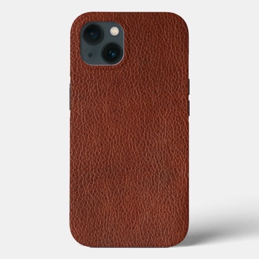 Coque en cuir - Mate Tough Apple iPhone 13 Coque (Verso)