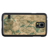 Coque En Érable Galaxy S5 Case Papillons arabes VI (Devant (horizontal))