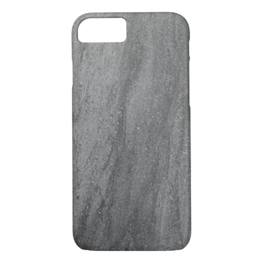 Coque en granit gris foncé iPhone 7 (Dos)
