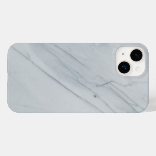 Coque en marbre à peine là Apple iPhone 14 Coque (Verso (horizontal))