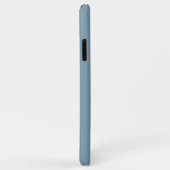 Coque en marbre bleu à peine là Apple iPhone 11 (Dos/Droite)