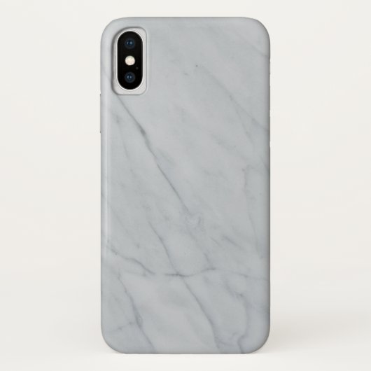 Coque en marbre - Mate à peine Il iPhone X Coque (Dos)
