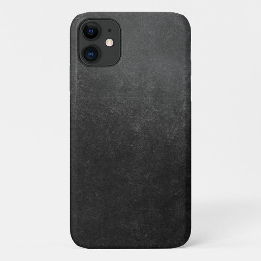 coque en marbre noir - Mate à peine là Apple iPhon (Dos)