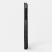 coque en marbre noir - Mate à peine là Apple iPhon (Dos/Gauche)