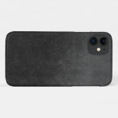 coque en marbre noir - Mate à peine là Apple iPhon (Dos (Horizontal))