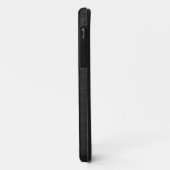 coque en marbre noir Mate Tough Apple (Dos/Gauche)